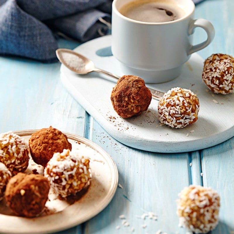 Photo of No-Cook Coconut & Cocoa Energy Bites by WW