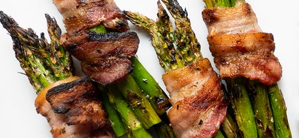 Grilled Bacon-Wrapped Asparagus Bundles