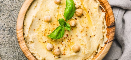 Snelle hummus met paprika
