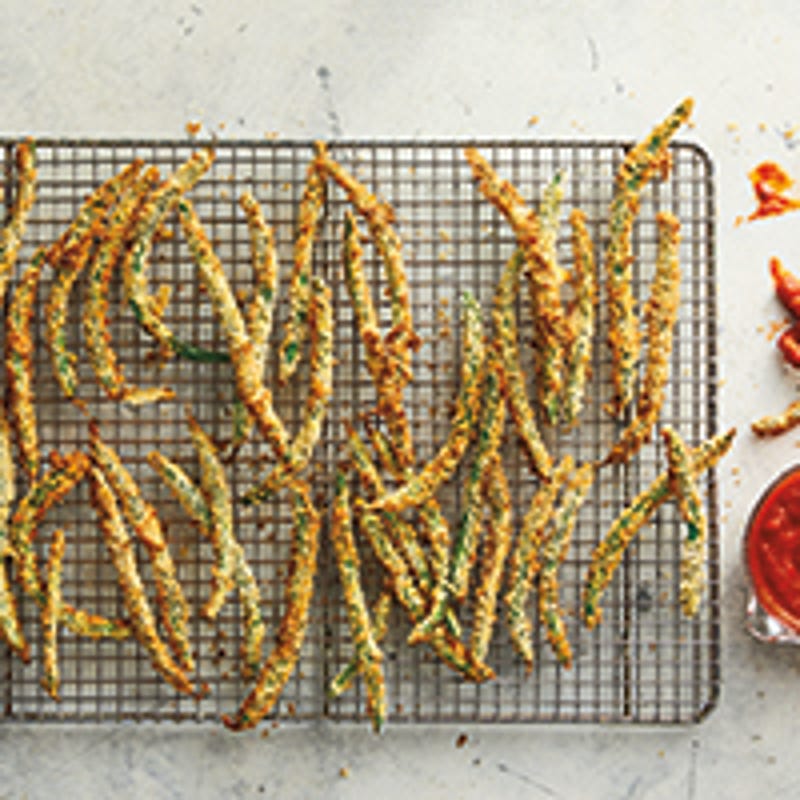 Foto van Sperziebonenfrietjes uit de Airfryer met tomatensaus door WW