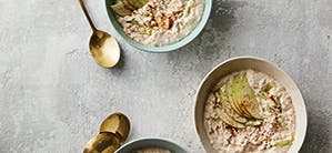 Overnight oats avec pomme et cannelle