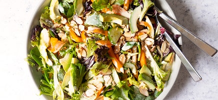 Veggie-Packed Salad with Almonds & Avocado