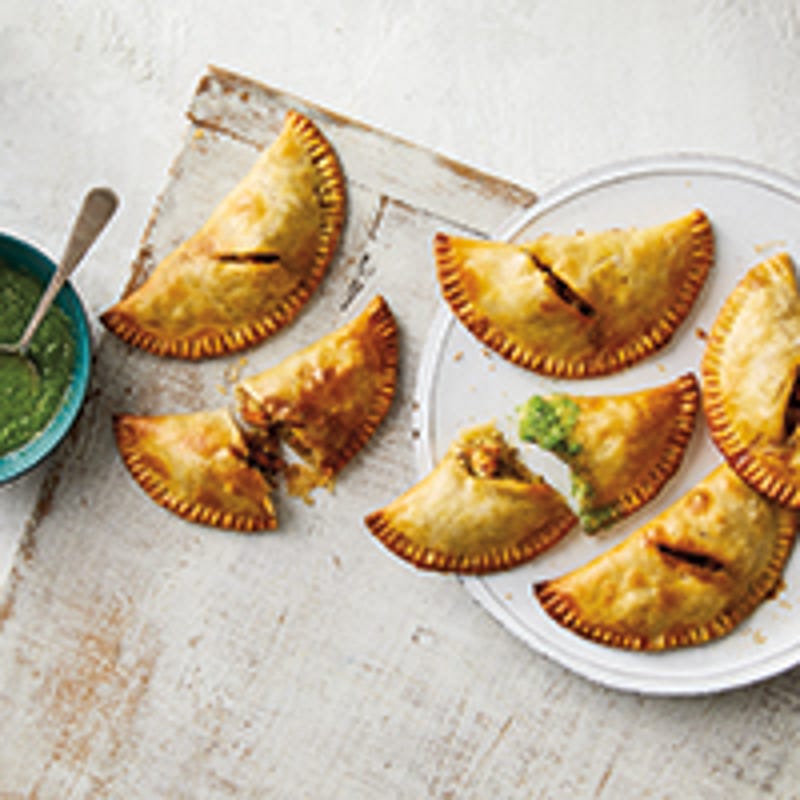 Foto van Empanada's met scampi’s uit de oven door WW