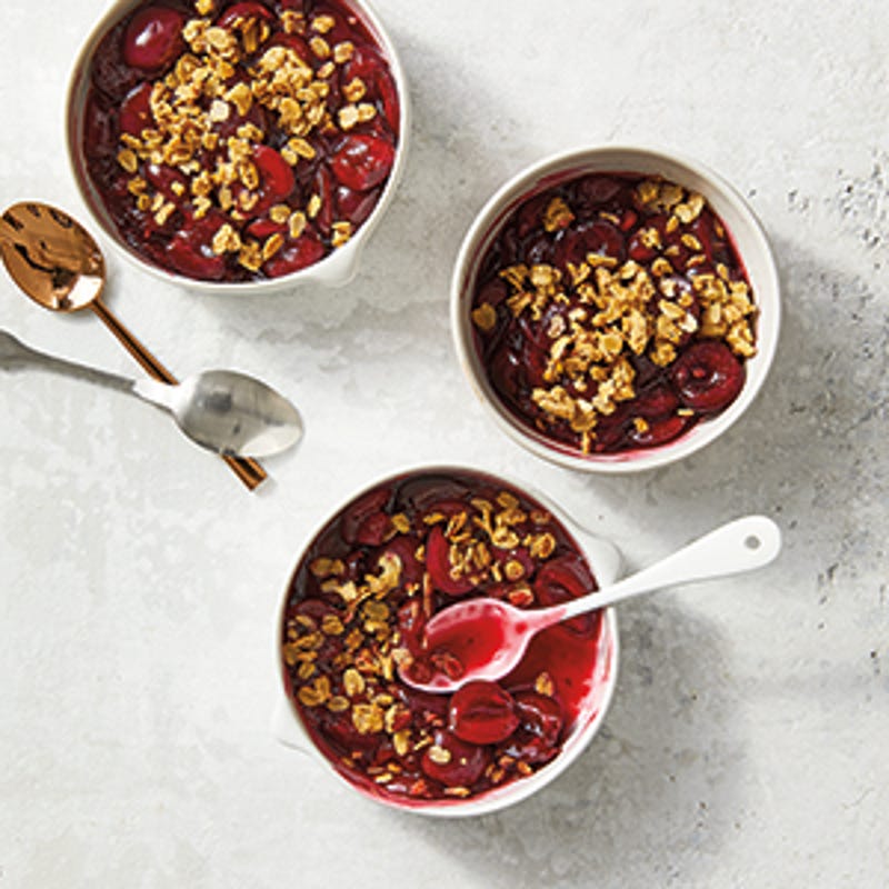 Foto van Snelle kersencrumble door WW