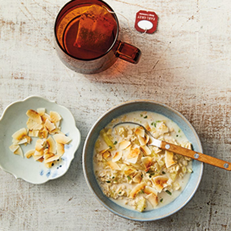 Foto van Overnight oats met kokos en limoen door WW
