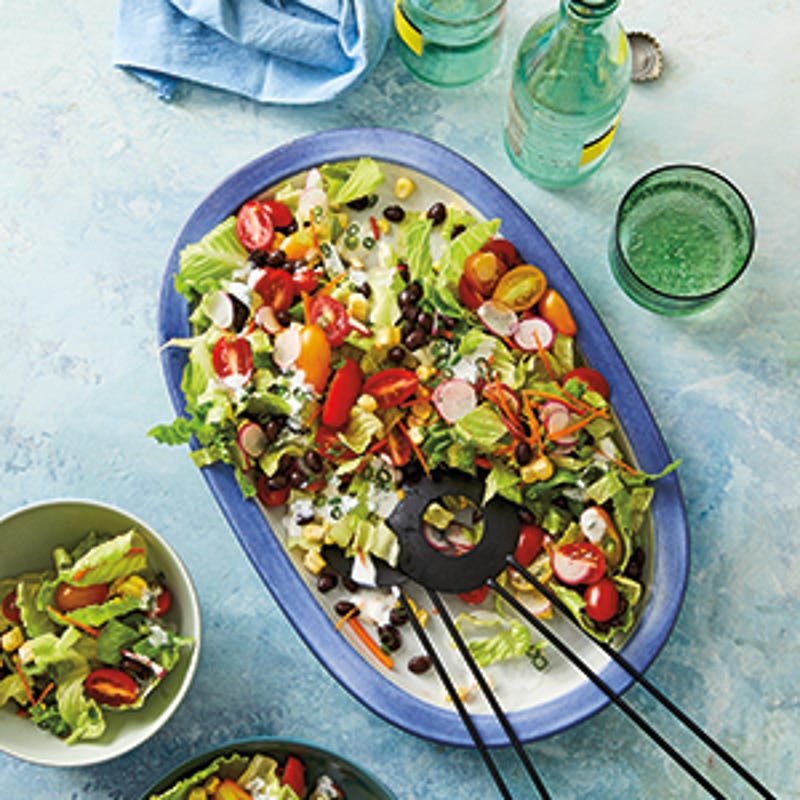 Foto van Mexicaanse salade met knoflookdressing door WW