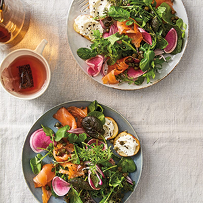 Foto van Ontbijtsalade met gerookte zalm door WW