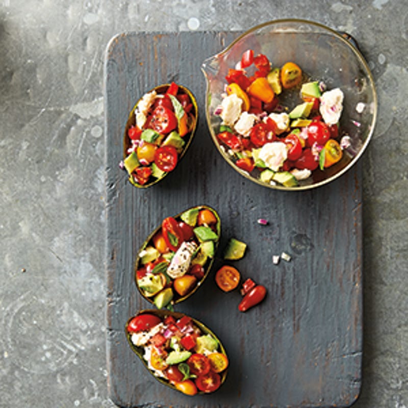 Foto van Antipasto van avocado door WW