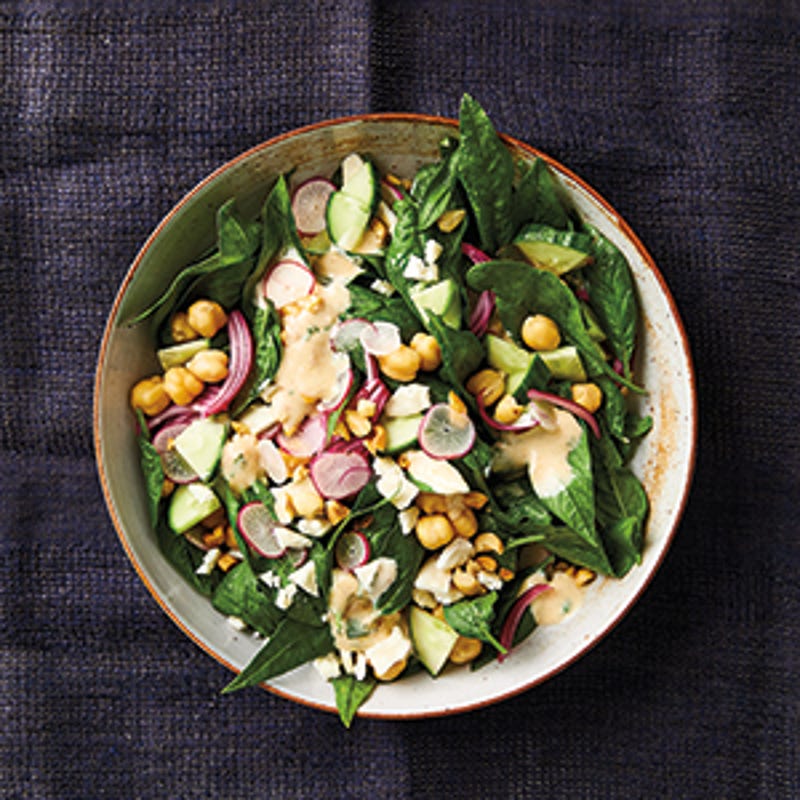 Foto van Chaatsalade met mangochutneydressing door WW