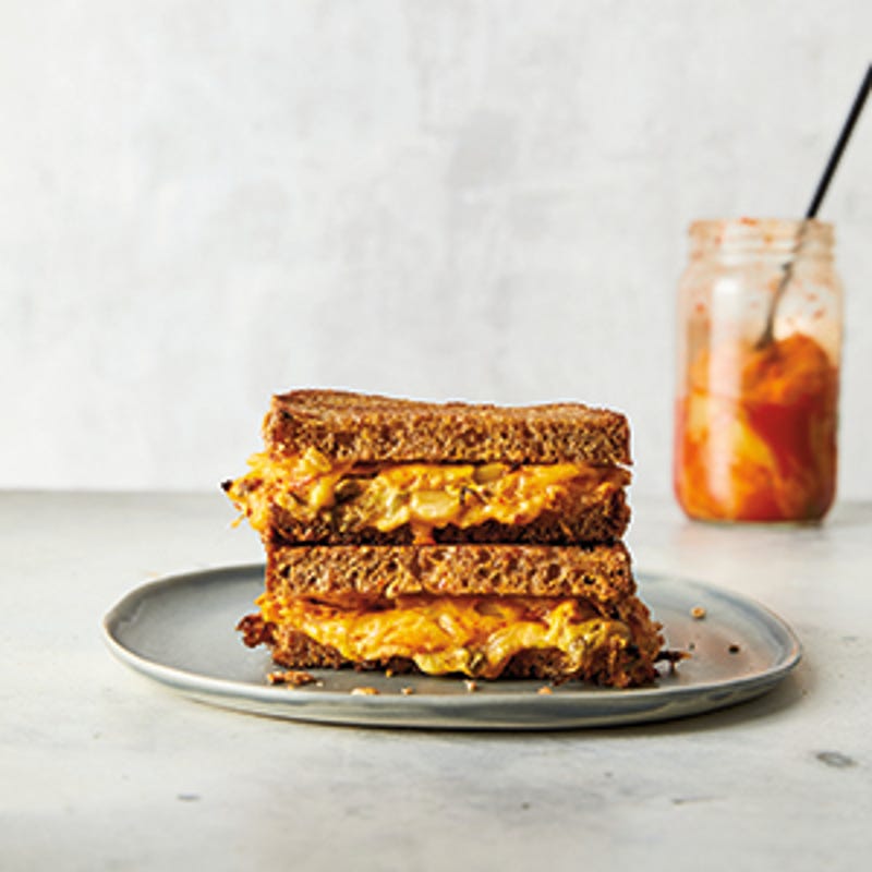 Foto van Croque met kimchi door WW