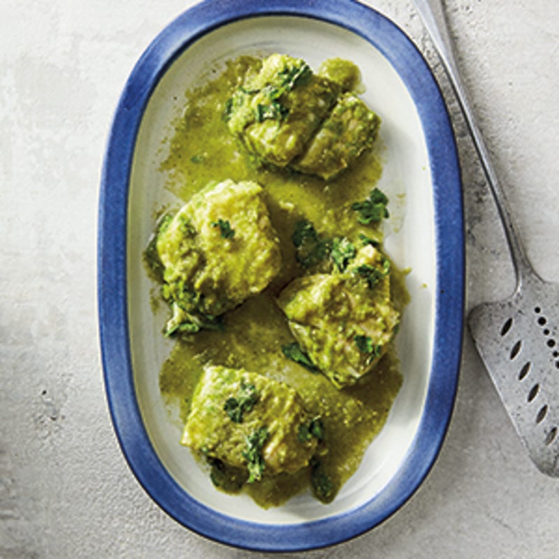 Foto van Kabeljauw gesmoord in salsa verde door WW
