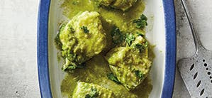 Kabeljauw gesmoord in salsa verde
