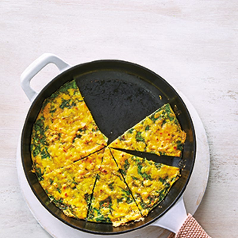 Foto van Spinaziefrittata met kaas door WW