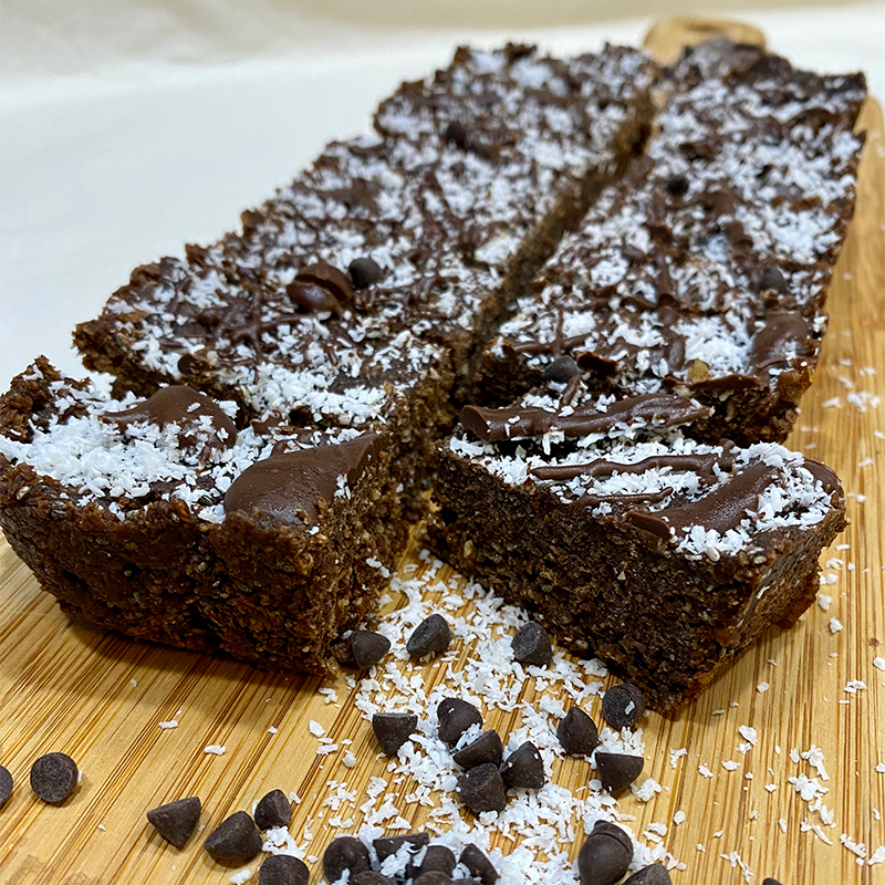 Anna's easy mocha Weet-bix slice