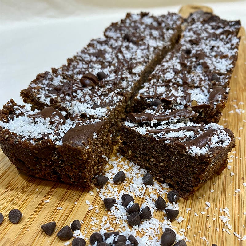 Anna's easy mocha Weet-bix slice