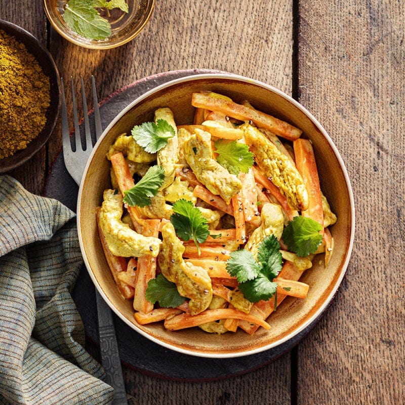 Curry de dinde à la carotte