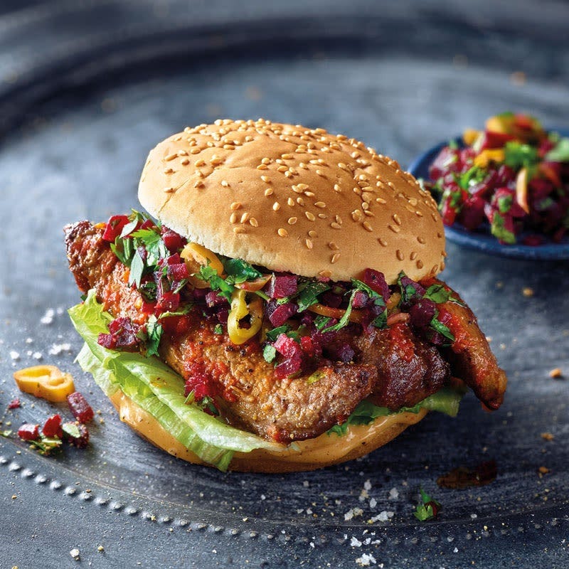 Harissa-Lamm-Burger