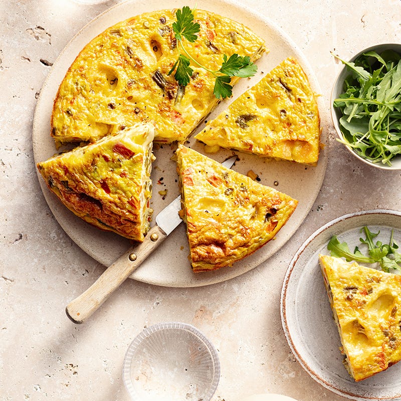Frittata au reblochon