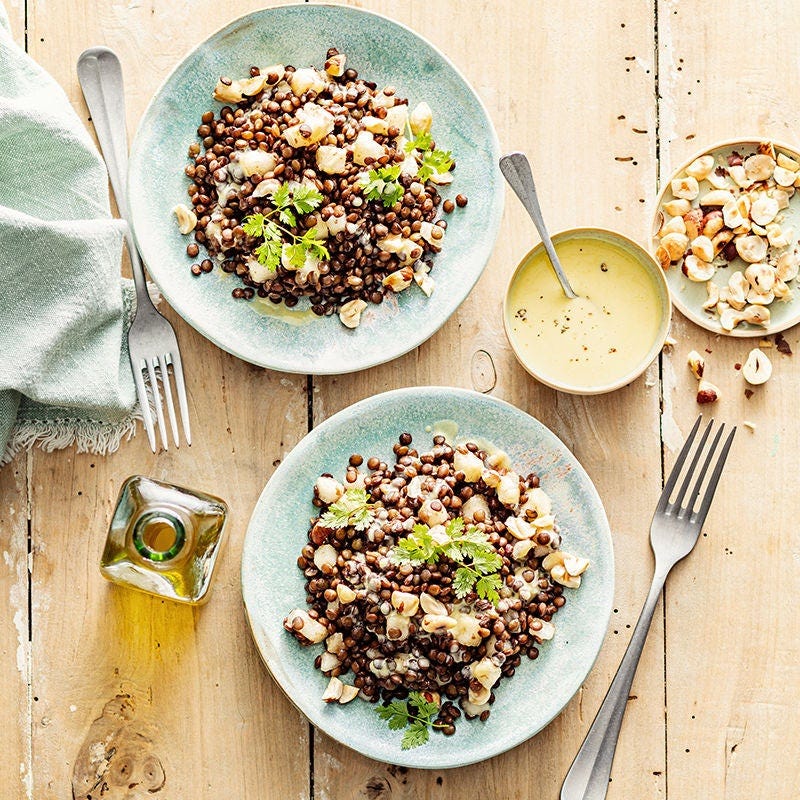 Salade de lentilles