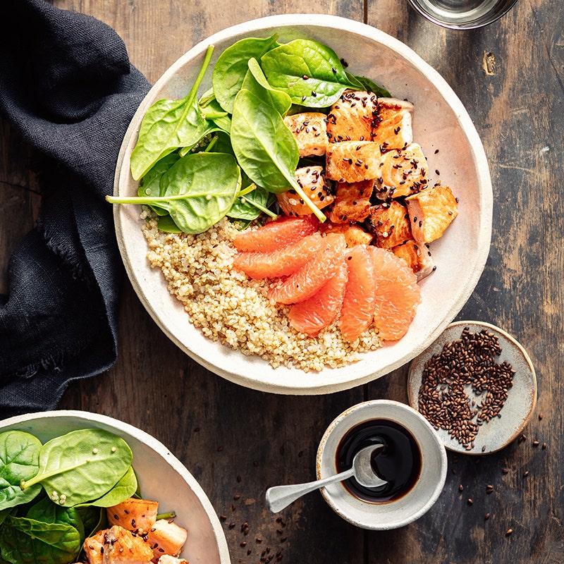 Poke bowl au saumon