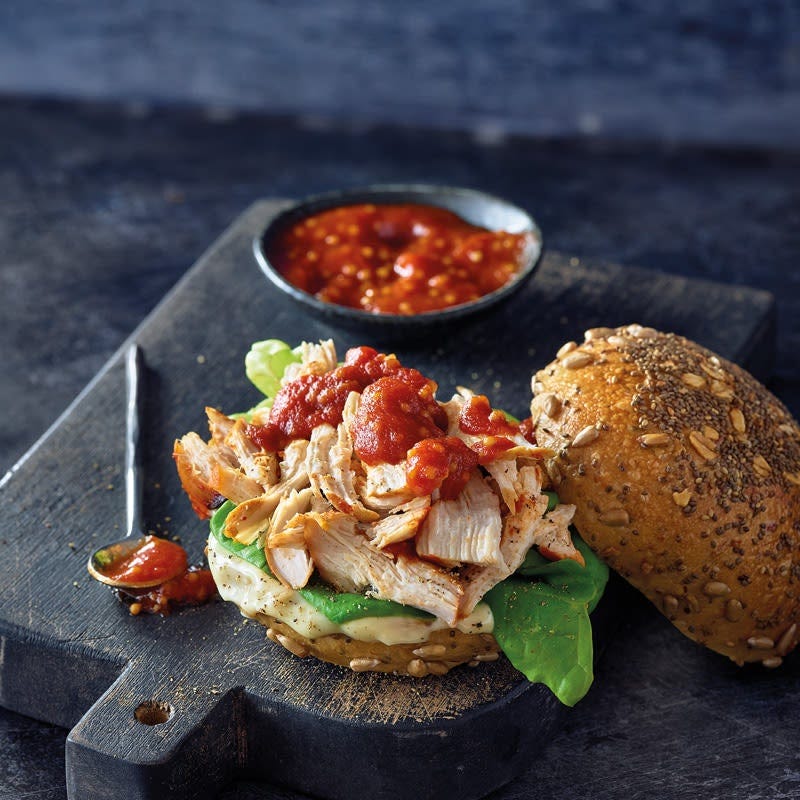 Pulled Chicken Burger