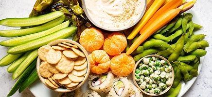 Japanese-Inspired Snack Board
