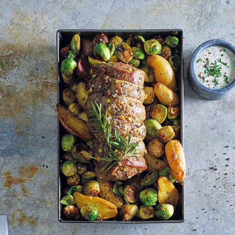 Rinderfilet mit Drillingen und Meerrettichcreme