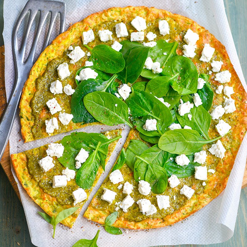Grüne Pizza