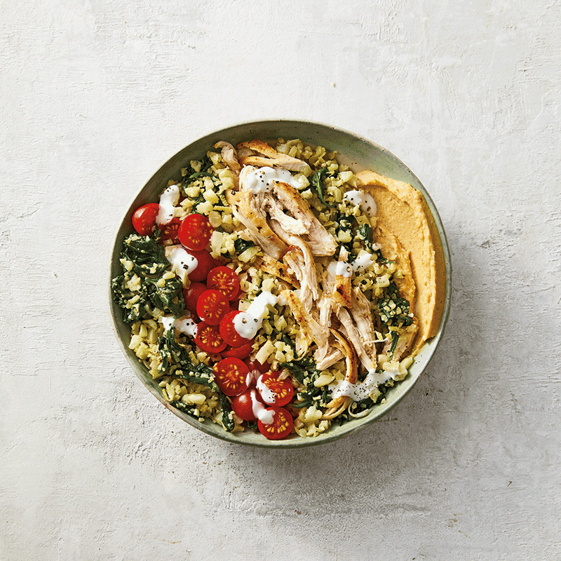 Greek chicken bowl