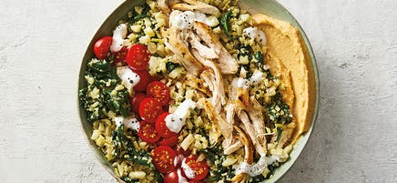 Greek chicken bowl