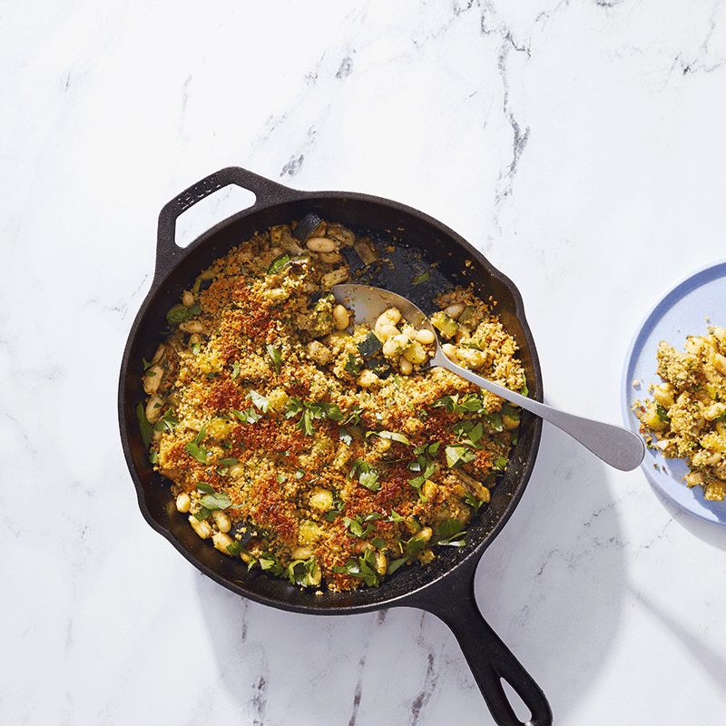 One-pan chicken & bean casserole