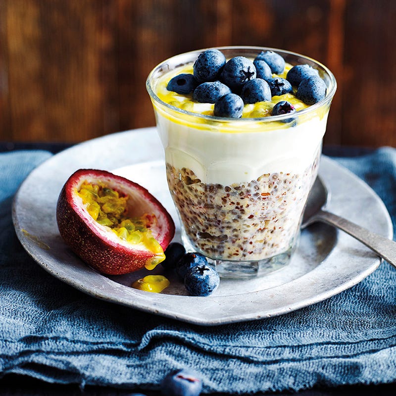 Exotisches Porridge mit Chiasamen