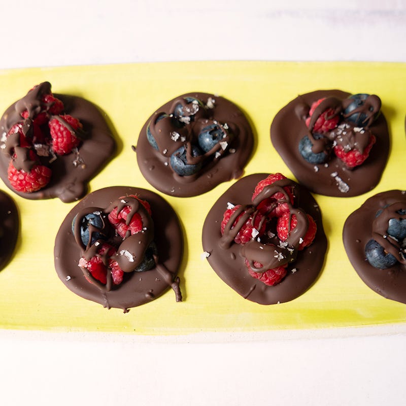 Photo of Dark Chocolate Berry Clusters by WW