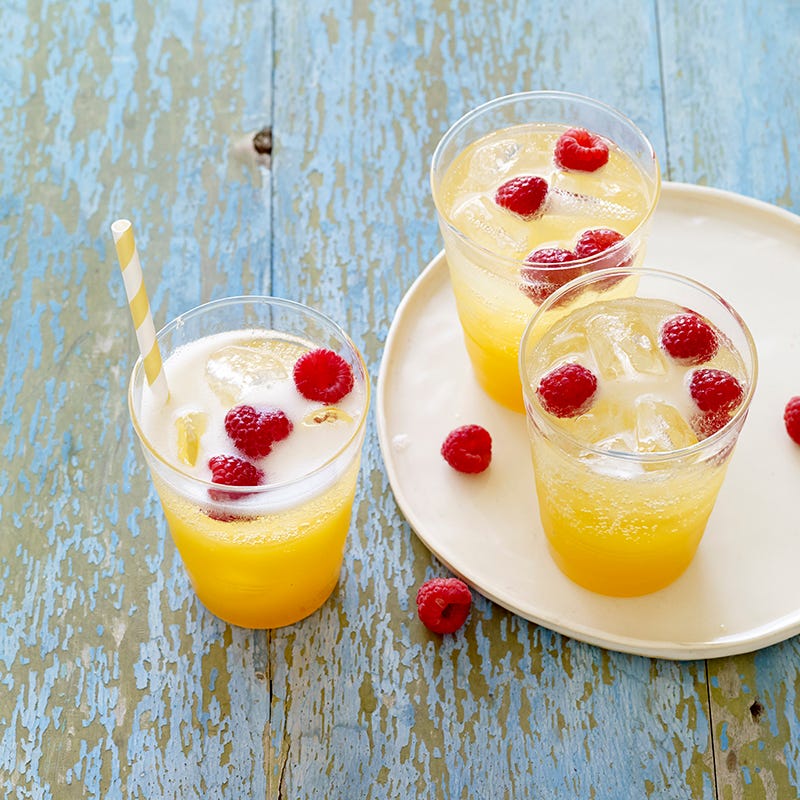 ViktVäktarna - Bubblig persiko- och hallondrink