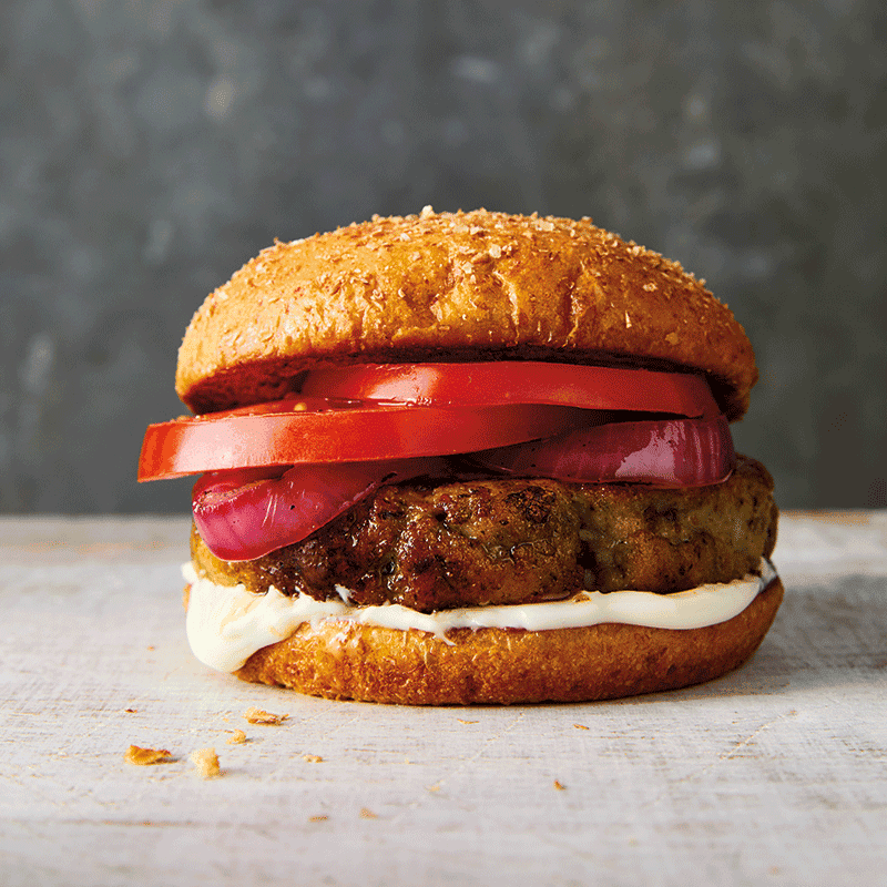 Pesto turkey burgers