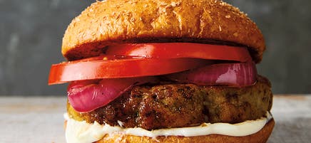 Pesto turkey burgers