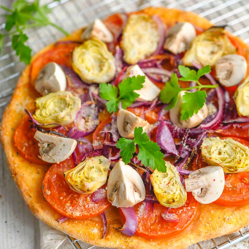 Foto van Veggie pizza door WW