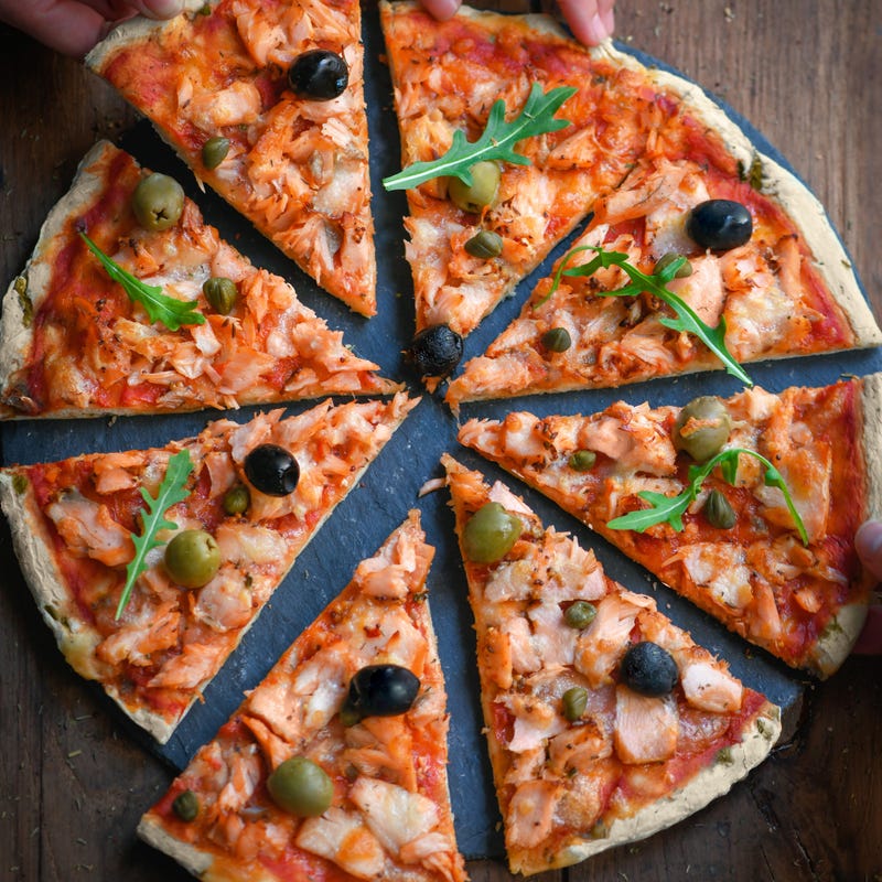 Photo de Pizza au saumon prise par WW