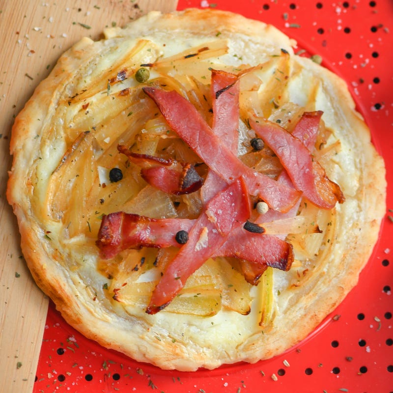 Foto van Flammkuchen door WW