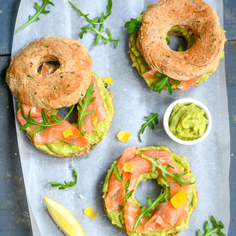Photo de Bagel au saumon et à l’avocat prise par WW