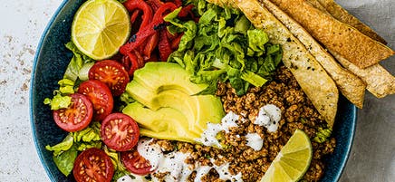 Turkey taco salad