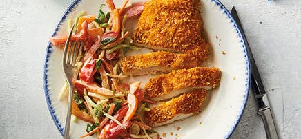 Easy shake-and-bake crumbed chicken