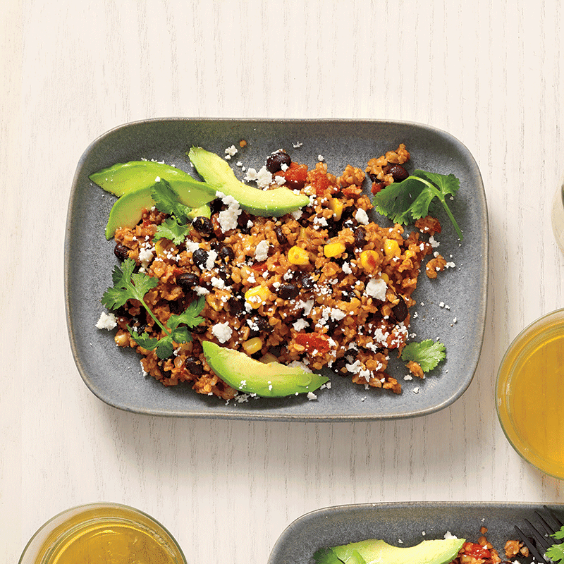 One-pot Tex-Mex bulgur