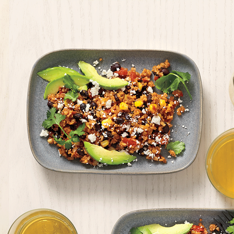 One-pot Tex-Mex bulgur