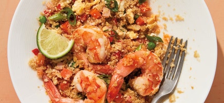 Veggie-Packed Fried Rice with Shrimp