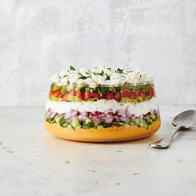Mezze 8 layered dip
