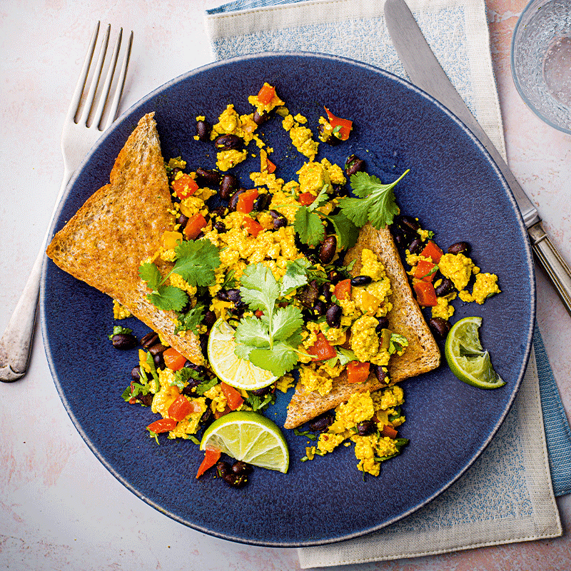 Tex-Mex tofu scramble