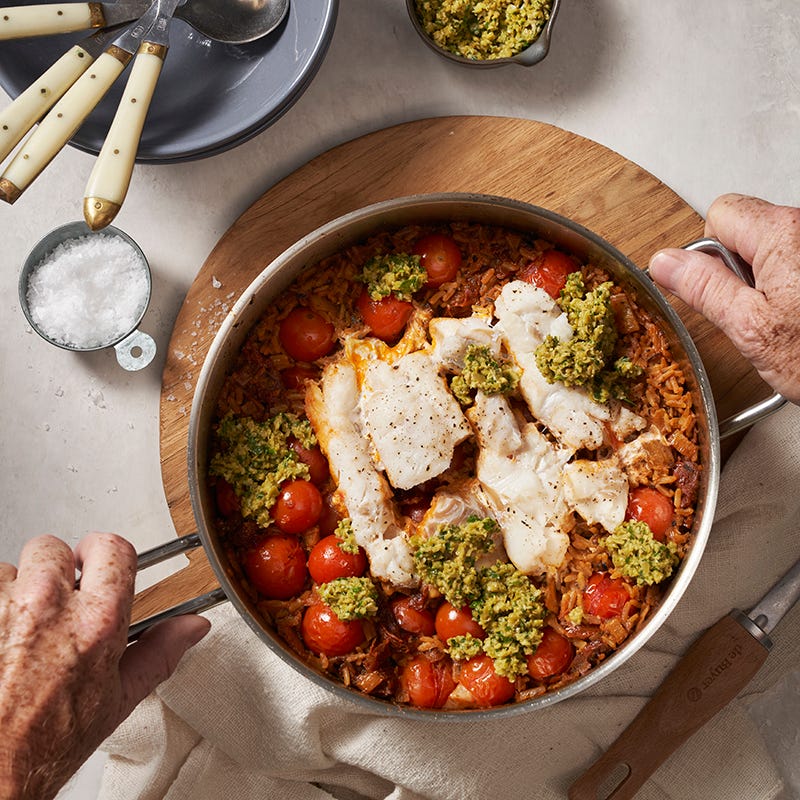 ViktVäktarna - Italiensk fiskgryta med olivgremolata