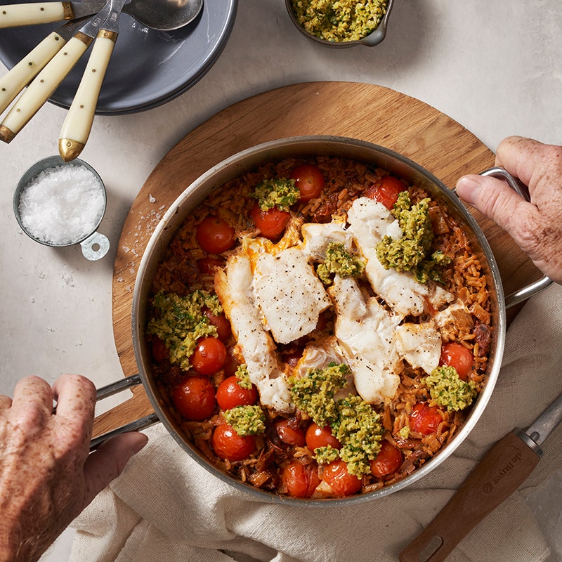 ViktVäktarna - Italiensk fiskgryta med olivgremolata