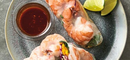Shrimp & Mango Summer Rolls